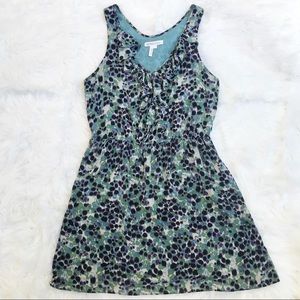NWOT BCBGeneration Ruffle Printed V-neck Dress